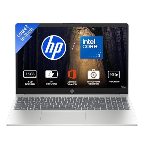 HP 15, Intel Celeron (8GB DDR5, 512GB SSD), Micro-Edge, Anti-Glare, 15.6''/39.6cm, Win11, M365* Office24, Silver, 1.59kg, fd0885TU, FHD Camera, Backlit, Dual Speakers Laptop