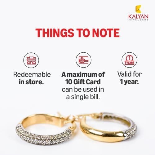 Kalyan Jewellers - Diamond Jewellery|E-Gift Card | Instant delivery | Valid for in-store purchases | Ideal gift for birthday, anniversary & wedding 5