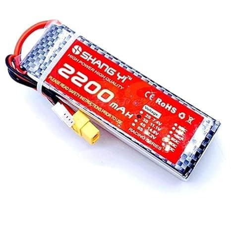 11.1V 2200mAh 3 Cells Lithium Rechargeable Battery
