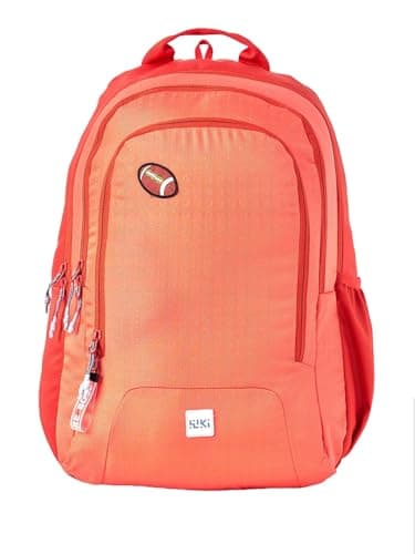 Wiki Stylish Unisex Backpack 3 Durable & Lightweight backpack for Men & Women | Backpack for Office, Gym, Travel (33.5 Litre, Orange)
