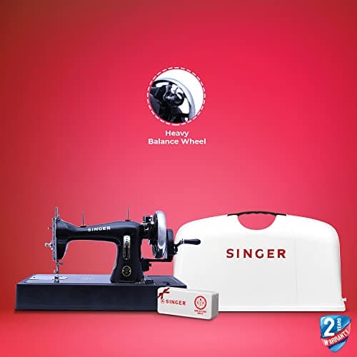 SINGER Solo Straight Stitch Hand Sewing Machine (Black) with Free Body Cover – 850 SPM, Heavy-Duty Cast Iron Body, Ideal for Home Use & Thick Fabrics, Built-in Thread Cutter, 2 Years Warranty 5