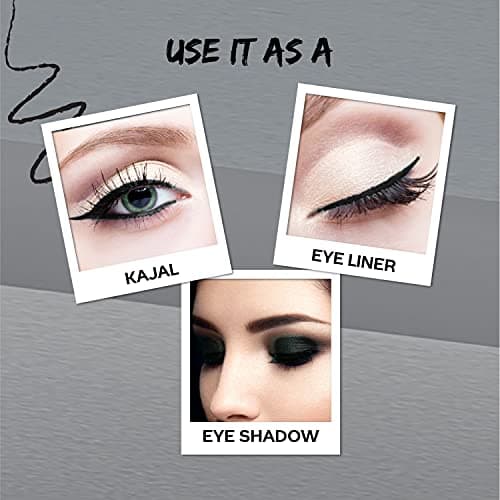 FACESCANADA Ultime Pro Longwear Opaque Eye Pencil - Solid Black 02, 1.2 G|8 Hr Long Stay|Smooth One Stroke Application|Intense Color Pay Off|Soft Blendable Formula|Smudge Proof|Water Proof 5