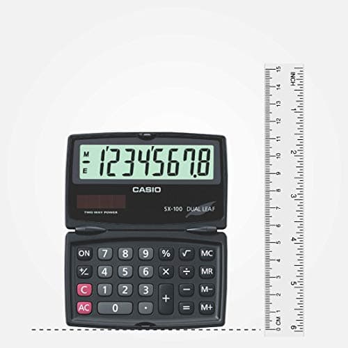 Casio SX-100-W Portable Calculator with Foldable Design 5