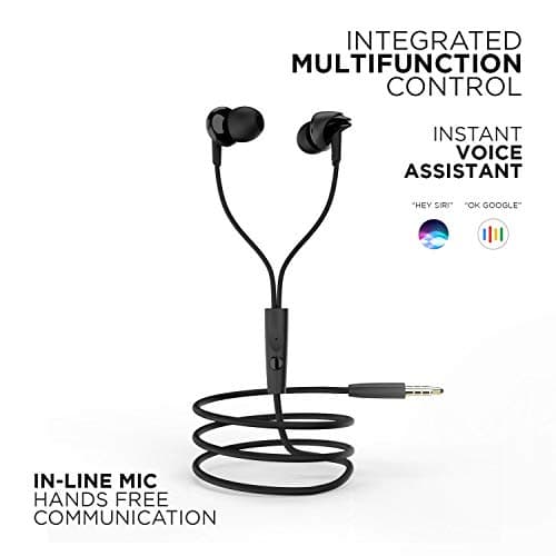 Boat BassHeads 100 in-Ear Headphones with Mic (Black) 5