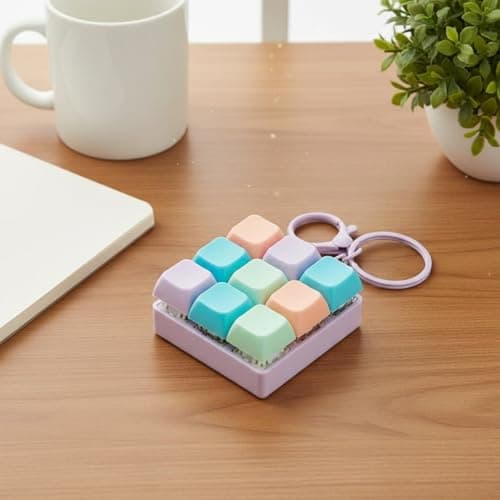 Ojiva® Click Sound Mechanical Keyboard Fidget Keychain Multi-Functional Switch Tester Keychain Portable Keyboard Switch Tester for Office, Travel, 002|Toys & Hobbies|Educational 5