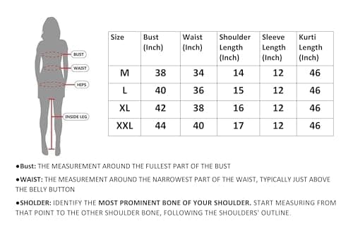 Women's Georgette Printed Traditional Kurti (in, Alpha, XL, Regular, RD_AB_Maroon) 5