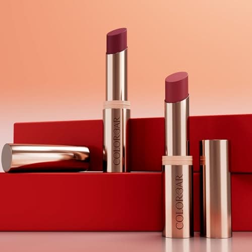 Colorbar Kissproof Lipstick Nude Kiss Lightweight and Matte texture Vegan,Paraben,Mineral Oil,Sulphate,Cruelty Free 3.7g 5