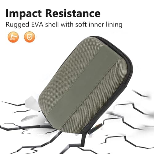 StealOdeal Portable Multipurpose Premium Shockproof Grey Strip Case for All 2.5" Hard Disks Drive Case/Travel Friendly 2