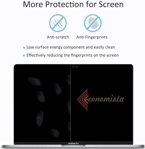 Economista [Glossy, Pack of 2] Screen Protector for MacBook Air 13 Inch [ M2 | M3 | M4 ] Chip A2681 | A3113 – Premium 9H+ HD Anti-Scratch, Anti-Fingerprint Film with Ultra-Clear Transparency and Bubbl 5