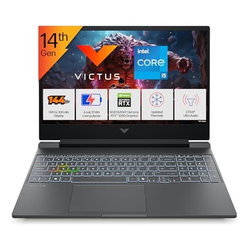 HP Victus, 14th Gen Intel Core i5-14450HX, 6GB RTX 3050, 24GB DDR5, 512GB SSD, FHD, 144Hz, IPS, 300 nits, 15.6''/39.6cm, Win11, M365* Office24, Mica Silver, 2.3kg, fa2303tx, RGB Gaming Laptop