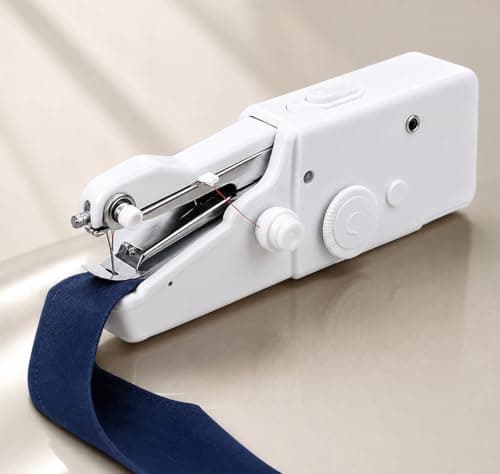 PANCA Handy Stitch Mini Sewing Machine | Portable Handheld Silai Machine for Quick Stitching, Clothes Repair & DIY Craft | Manual Sewing Tool for Home Tailoring, Travel, Fabric Repair & Emergency Use