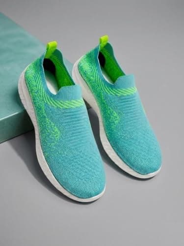 Fabbmate Breathable Light Weight Running Slip On Sneakers for Women (Sky, UK Footwear Size System, Adult, Women, Numeric, Medium, 8) 5