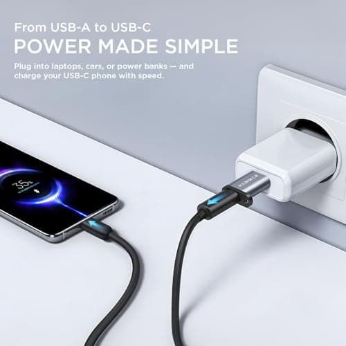 HAMMER USB Type C Female to USB Male OTG Adapter with 5 Gbps High-Speed Data Transfer, Compatible with Laptops, Tablets, Smartphones, Chargers and All USB A Devices (Grey) 3