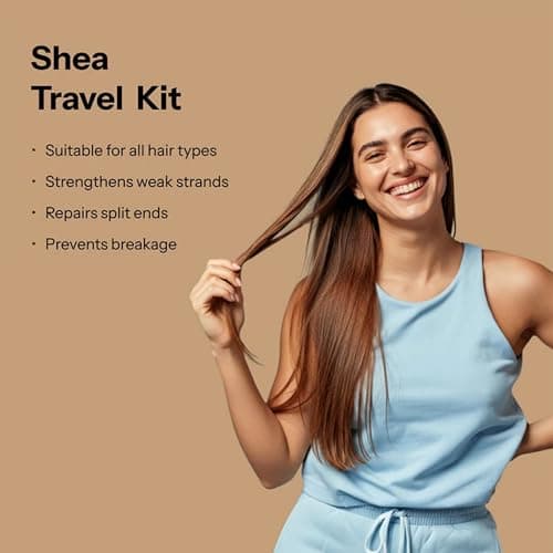 Beauty Garage Shea Retention Treatment Hair Care Kit | Includes Shampoo, Conditioner, Hair Oil & Shea Butter – Compact Daily Hair Care for Softness & Manageability 3