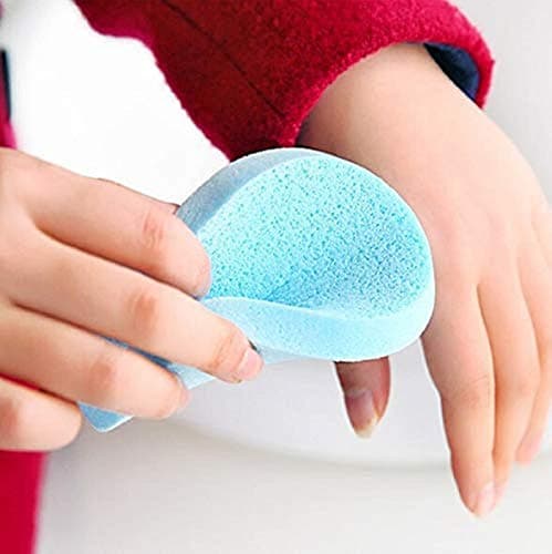 SIOPAWORLD Women Facial Sponges Wipes with Face Mask Brush and Facial Hair band Combo Cosmetic Puff Face Care For Cleansing Face Reusable Multipurpose Tools for Salon & Home (Brush, Belt and 2 Sponge) 5