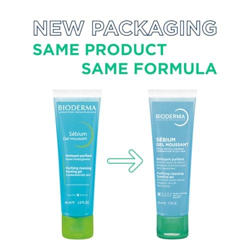 Bioderma Sebium Gel Moussant Purifying Cleansing Foaming Gel Combination To Oily Skin, 45ml 2