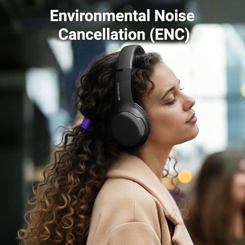 ZEBRONICS Thunder Max Bluetooth Over Ear Headphone with 120*Hrs Playback, 3 EQ Modes, 40mm Bass Driver, Fast Charging, Gaming Mode, Dual Pairing, BT v5.4, AUX, Metallic Finish (Black) 3