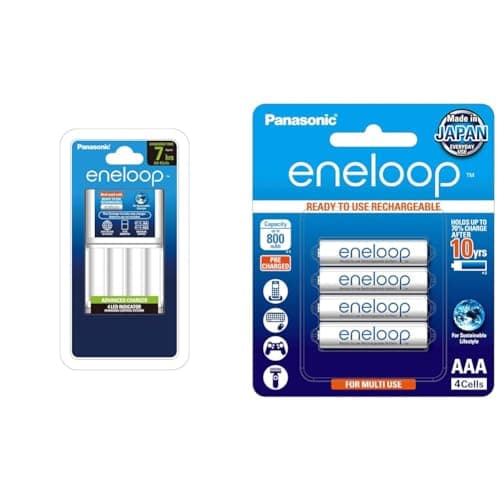 Panasonic Eneloop CC17N Advanced Charger for AA & AAA Rechargeable Batteries LED Indicator Charging