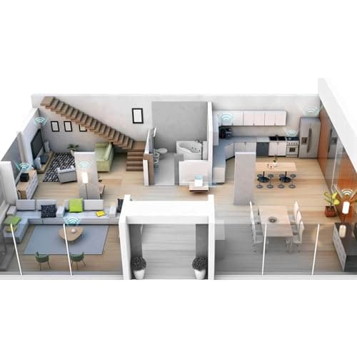 D-Link M15 | WiFi 6 Speed 1500 Mbps | Pack of 2 - Covers Upto 4000 Sq. Ft.| Dual Band | Gigabit Port |AI Powered Mesh Router |Seamless Whole Home |MTCTE Certified 5