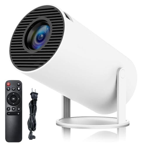 TMY Mini Projector for Phone, Portable Small 1080P Full HD Supported for iOS/Android/Laptop, VideoProjector Y3 Compatible with Fire Stick, HDMI, USB, PS5, Xbox (HY300 Projector)