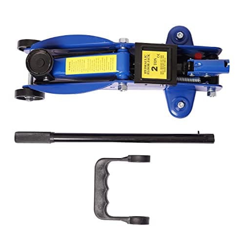 Eastman Hydraulic Floor Jack, Ton- 2 High Profile, Heavy Duty Steel Construction Light Weight Ideal for Car & Truck Repair, Tire Change and Garage Use (E-3017) 5