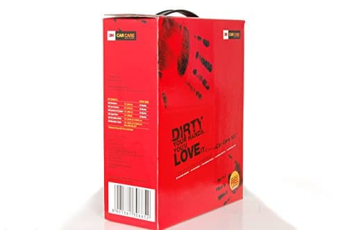 3M Large Car Care Kit | Car Shampoo | Tyre Dresser | Dashboard Dresser | Liquid Wax | Microfiber Cloth (All in One) 5