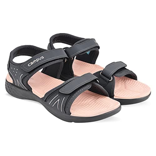 Campus Women's GC-2208L M.GRY/PEACH Sports Sandals - 6UK/India GC-2208L 2
