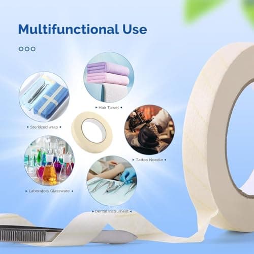 Gadget Deals- Autoclave Tape | Sterilization Tape | Sterilization Tape for hospital | 19mm x 50m- autoclave indicator strips 2