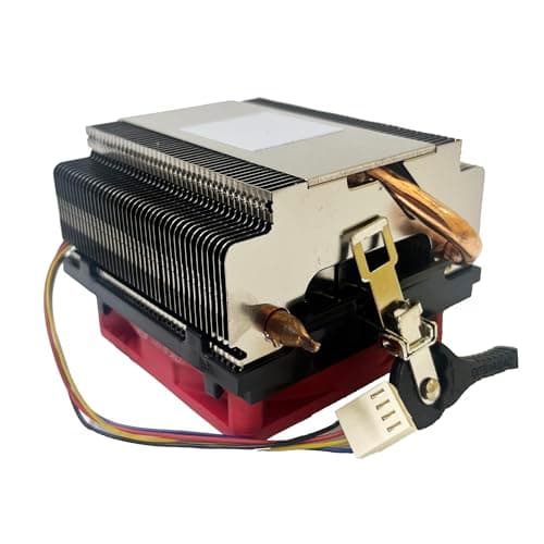 BUYFLUX CPU Cooler Heat Pipes Aluminum Heatsink 4-Pin PWM 70mm 3500 RPM Fan Pre-Applied Thermal Paste for AMD Socket FM2 FM1 AM3 AM2 1207 940 939 754 Desktop PC Computer 2