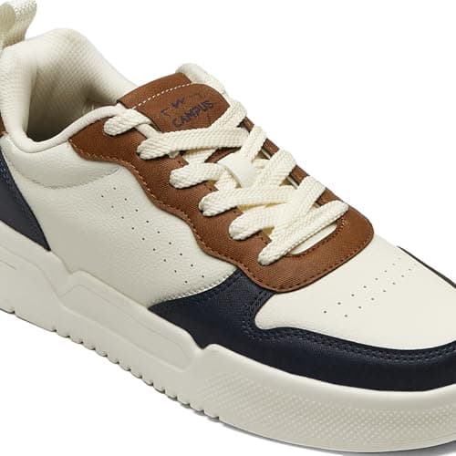 Campus Men's Avenue Off WHT/L.BLU Sneakers - 9UK/India 1 Pair 4