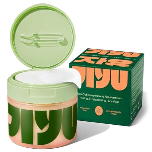 Korean Toning Polish Pads for Face – Dark Spots, Wrinkles & Dull Skin Treatment – Snail Mucin, Niacinamide, Peptides & Centella – Hydrating & Brightening Facial Pads (100 Count) korean