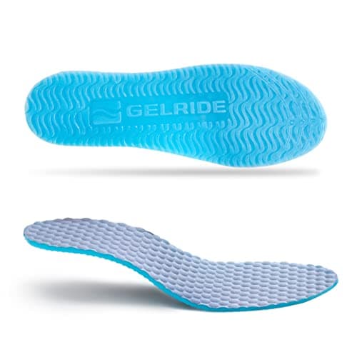 GELRIDE Classic Gel Insoles Pair for Walking, Running, Sports, Formal and Safety Shoes - All Day Comfort - Made In India (Pack of 1 Pair, Regular (9-12 UK))