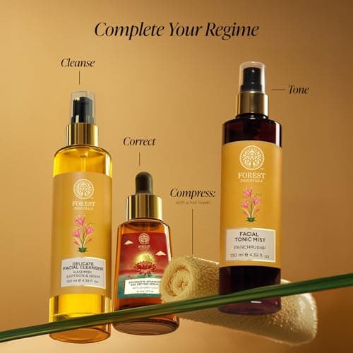 Forest Essentials Soundarya Anti Ageing Serum with 24K Gold | Ayurvedic Face Serum for Clarity, Pigmentation, Firming & Toning the Skin | With Pure Gold & Herbal Extracts 6