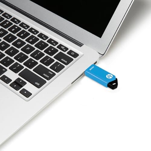 HP USB 2.0 Flash Drive 128GB v150w-Blue 5