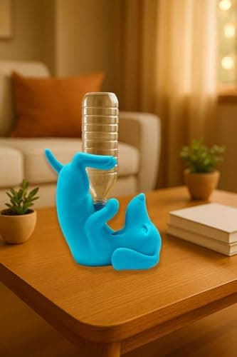 Barky – 3D Printed Dog Bottle Holder | Cute Pet Bottle Stand for 750ml Wine, Water & Soda | Fun Desk & Table Organizer | Unique Gift for Dog Lovers, Pet-Themed Home Décor & Office Accessories