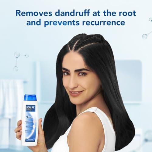 Scalpe Pro Daily Anti-Dandruff Shampoo | Removes Dandruff from Source | Prevents Itching & Irritation | Scalpe Science | Climbazole Formulation | Dermatologically Tested | For Women & Men | 400ml 3
