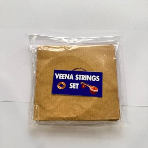 Brass strings for Saraswati veena, Complete 7-Piece Brass String Set for Veena � Ideal Replacement Strings for Beginners & Professionals, anti corrosion anti rust 2