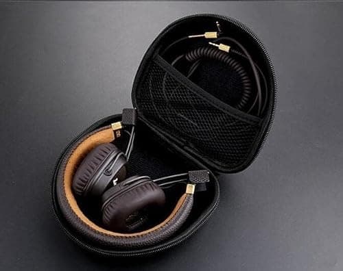 VERTUS® Travel Carrying Headphones Case Cover for Marshall Major IV/Major III/Major II Wireless Bluetooth On Ear Headphone (Hard|EVA|Black) 5