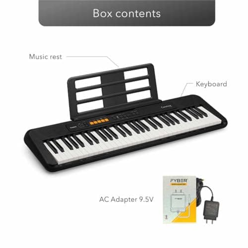 Casio CT-S200 Casiotone 61-Key Portable Keyboard (Black) 2