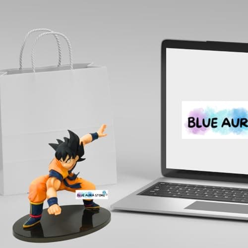 Blue Aura Action Figure Height- 13 CM PVC Multicolour Anime Action Figurine | Go-k Squat 5