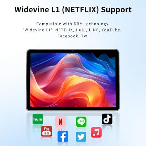 VASOUN Android 13 Tablet 10 Inch 8GB (4+4GB Expanded) RAM 64GB Storage 1TB Expandable WiFi 2.4/5G BT 5.0 Leather Case Keyboard Mouse Stylus Included (Gray) 4