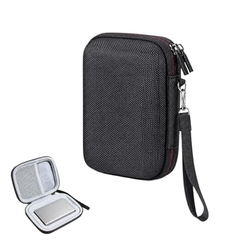 Flavizo Hard Disk Cover Case, HDD Case for Samsung T7 Shield, Shockproof & Waterproof Portable Organizer for Samsung SSD