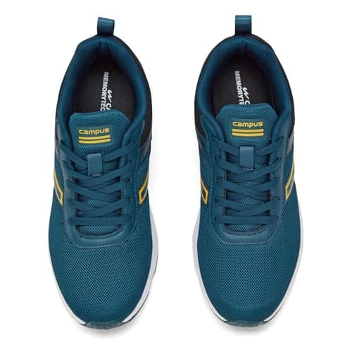 Campus Men's Hurricane BT.GRN/BLK Running Shoes - 9UK/India 6G-842 4