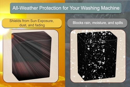 Stylista Polyester Waterproof Washing Machine Cover Compatible for LG 11 KG Semi-Automatic Top Loading P1155SKAZ Black 5