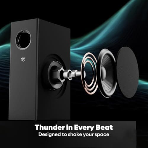 GOVO GOSURROUND 600 | 90W Soundbar | 2.1 Channel Home Theatre | Deep Bass from 4” Subwoofer | BT v5.3, HDMI, AUX, USB Connectivity | 5 EQ Modes 4
