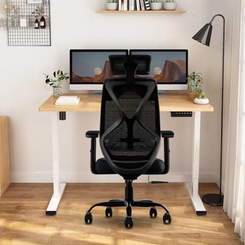 CELLBELL C190 Berlin Office Chair, High Back Mesh Ergonomic Home Office Desk Chair (Black) 2
