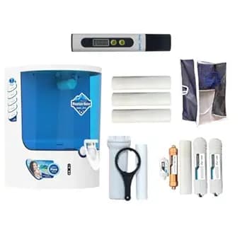 aquaultra 7 Stage water purifier filter for home | 9L Transparent Tank | RO+UV+UF | Mineral-Rich | 1 Year Warranty | No Costly AMC | Low Water Wastage | upto 16 LPH Flow | With All-in-1 Kit