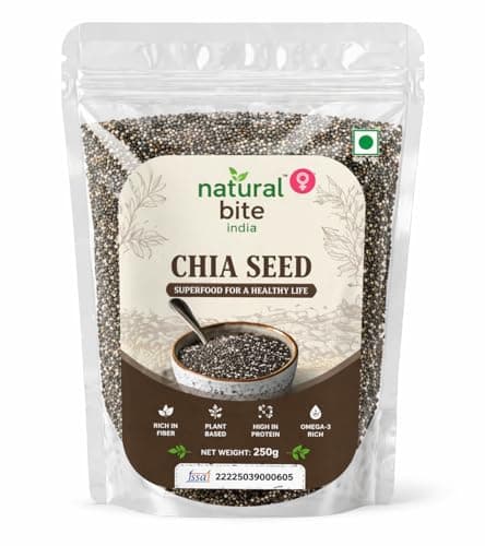 Natural Bite India Chia Seed and Gond Katira Summer Combo, Superfood, Rich in Fibre, Omega-3, Plant Based, 100g Each 5