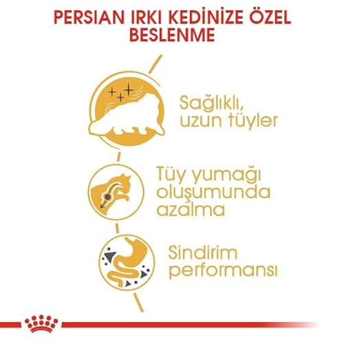 Royal Canin Persian Adult Food, Dry Food, Supports Healthy Growth & Long Hair, Digestive Health, and Reduction in Hairball Formation, 2 Kg 5