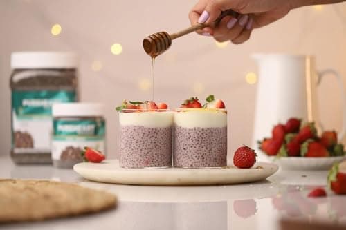 Pureheart Raw Chia Seeds 454 gm | Seeds for Eating | Rich in Calcium Protein Fiber Omega-3 and Antioxidant | Chia Seeds for Weight Management | Diet Snack Naturally Sourced - Reusable Jar 5